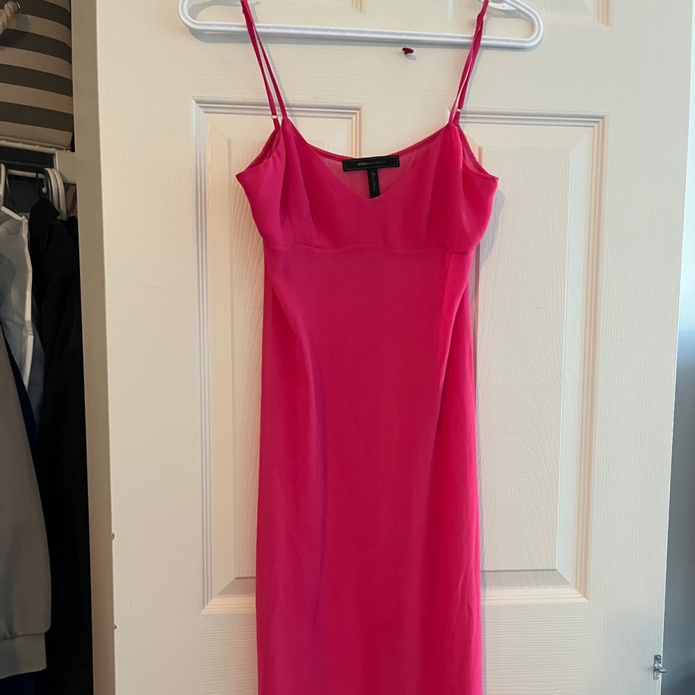 BCBG sheer maxi